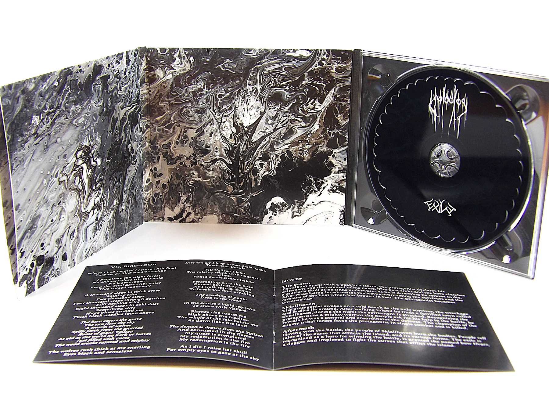 6 panel CD digipack plus booklet by Alpha Duplication with aligned double sided print.