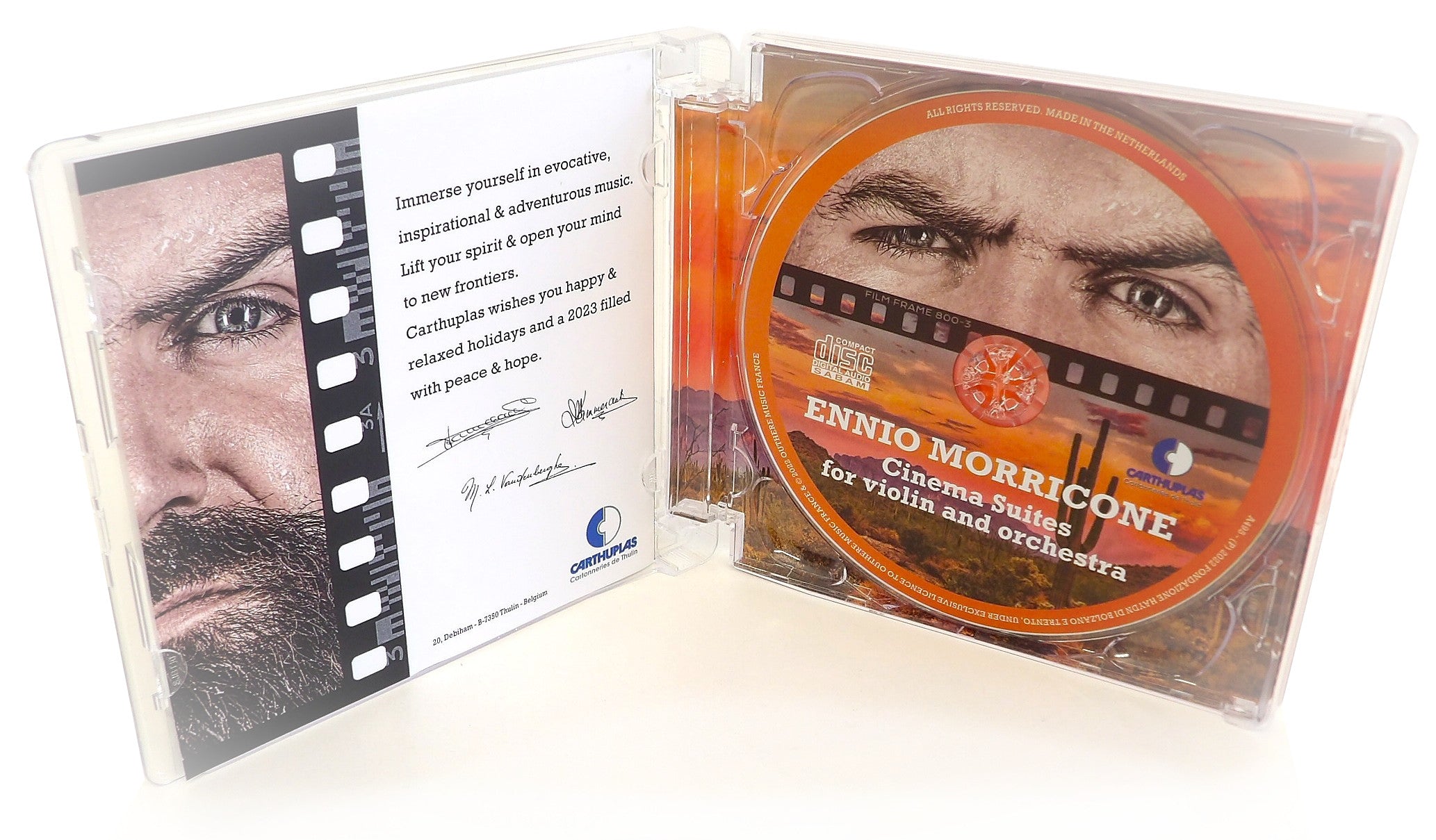 Super Jewel Case CD case with Die Cut tray card and Booklet options by Alpha Duplication