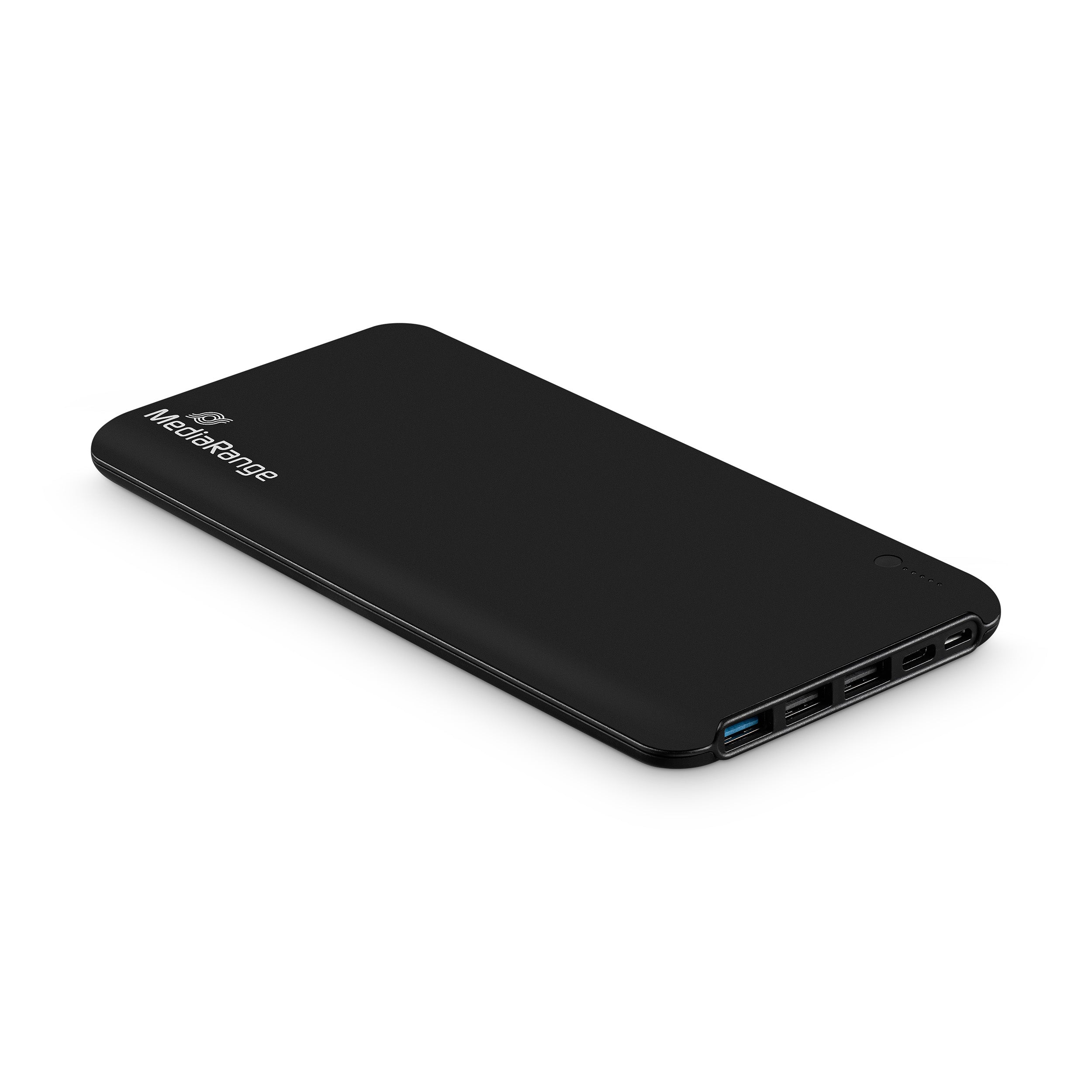 MR754 MediaRange mobile charger, Powerbank 25.000mAh, 3x USB-A and 1x USB-C®, Power Delivery and Quick Charge™, black
