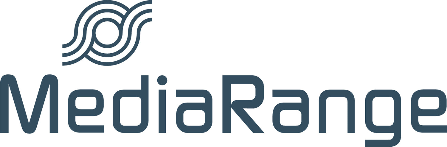 MROS203 MediaRange Optical 6-Button Wireless Mouse with Scroll-Wheel, DPIand Thumb Buttons, 1.000 - 1.600 dpi, for Right-Handers, Grey/Black