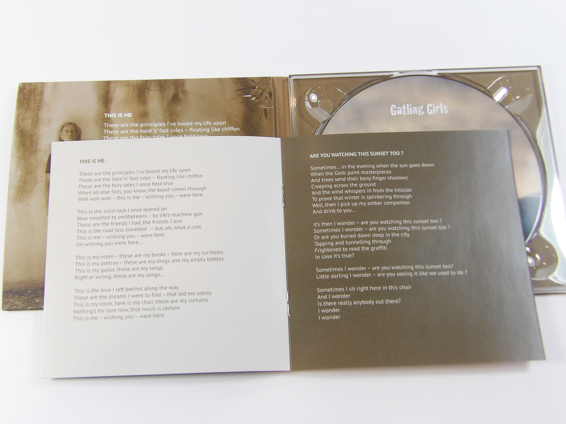 CD + 4 Panel Digipack + Booklet