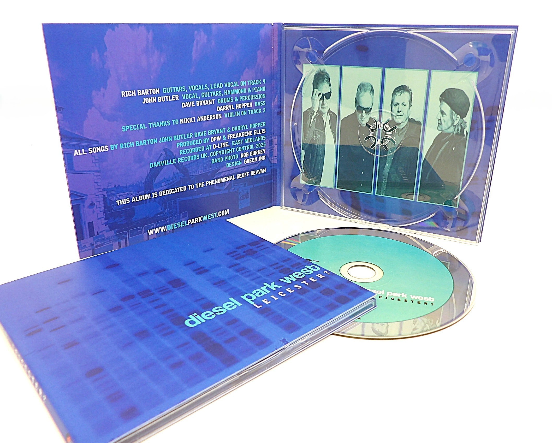 4 panel CD digipack by Alpha Duplication for Diesel Park West.