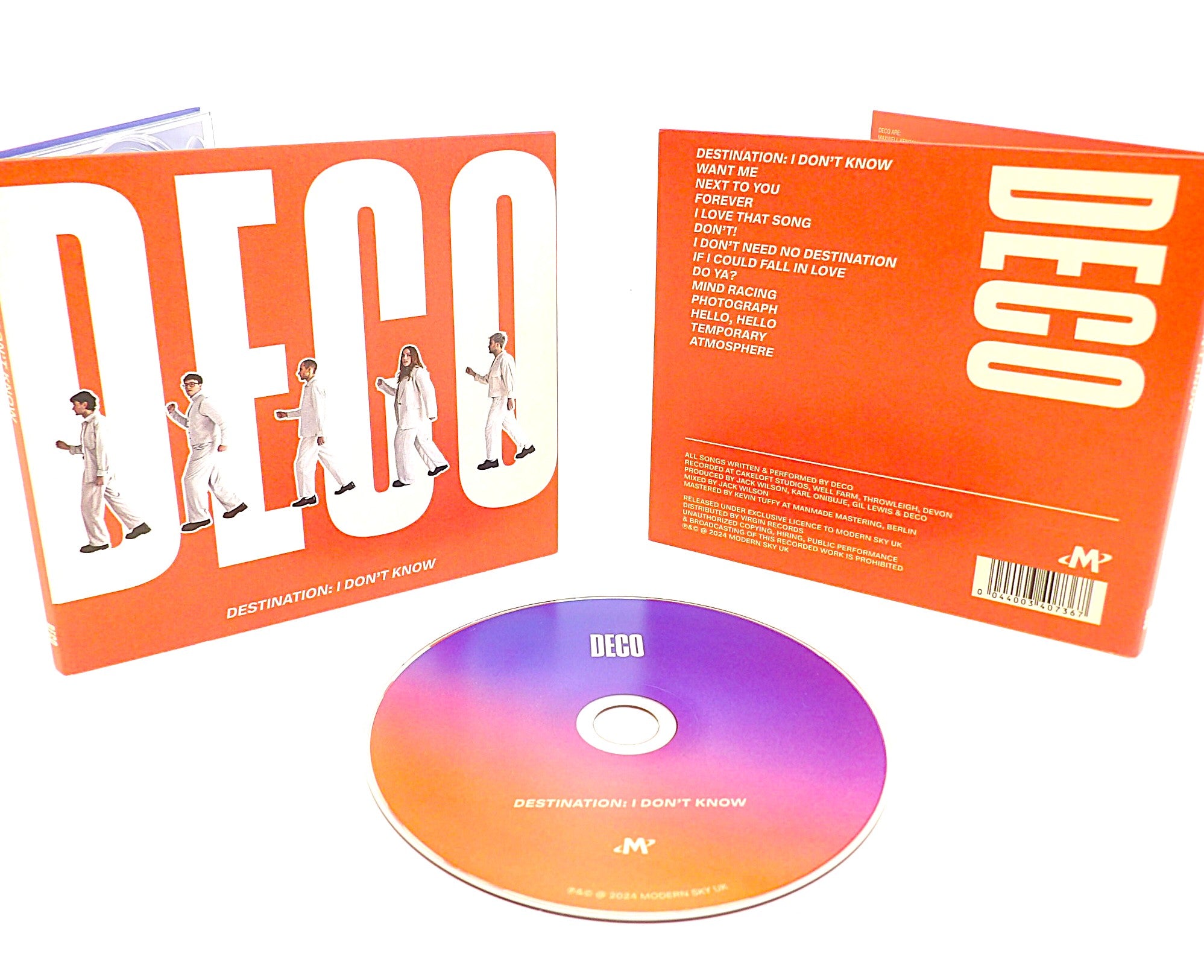 Vibrant red 4 panel digipack by Alpha Duplication for Deco.