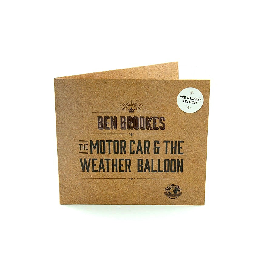 Ben Brookes 4 Panel Kraft CD Digisleeve packaging from Alpha Duplication font view