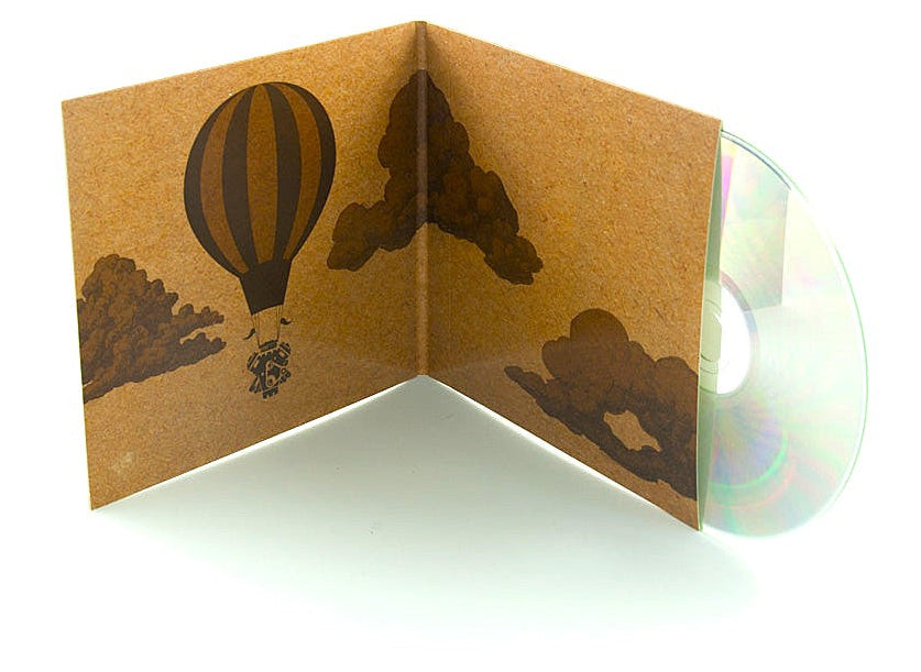 Ben Brookes 4 Panel Kraft CD Digisleeve packaging from Alpha Duplication inner view