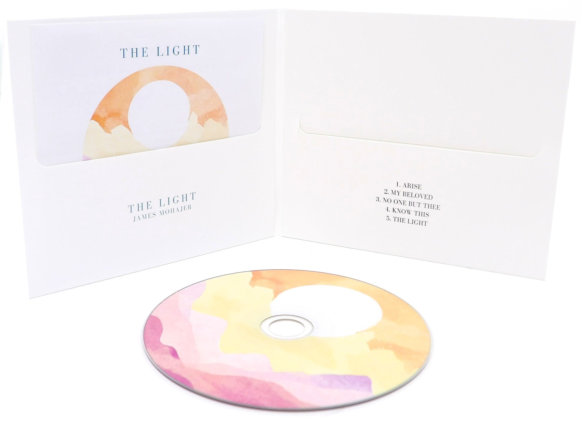 4 Panel CD Digifile packaging manufactured by Alpha Duplication - The Light Disc out