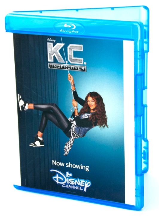 Disney Channel Blu-ray disc and box with printed insert
